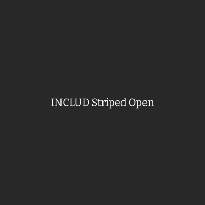 INCLUD Striped Open Front Jacket