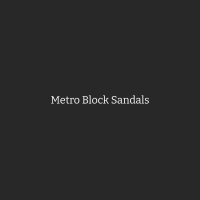 Metro Block Sandals
