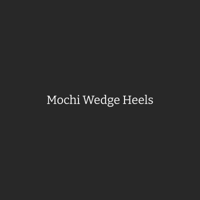 Mochi Wedge Heels