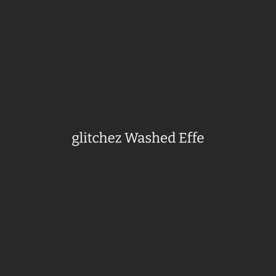glitchez Washed Effect Polo T-shirt